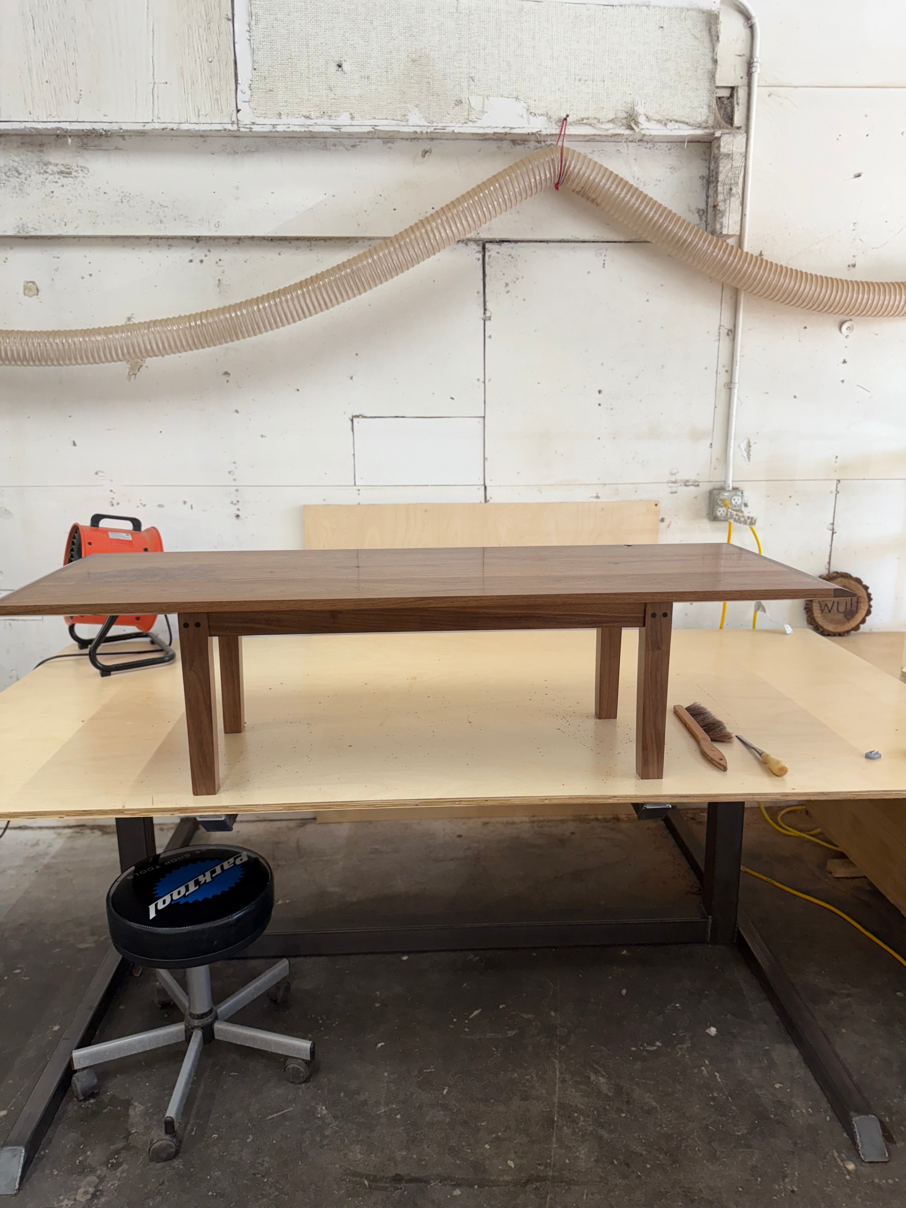 Walnut Coffee Table 22"x60"x16"