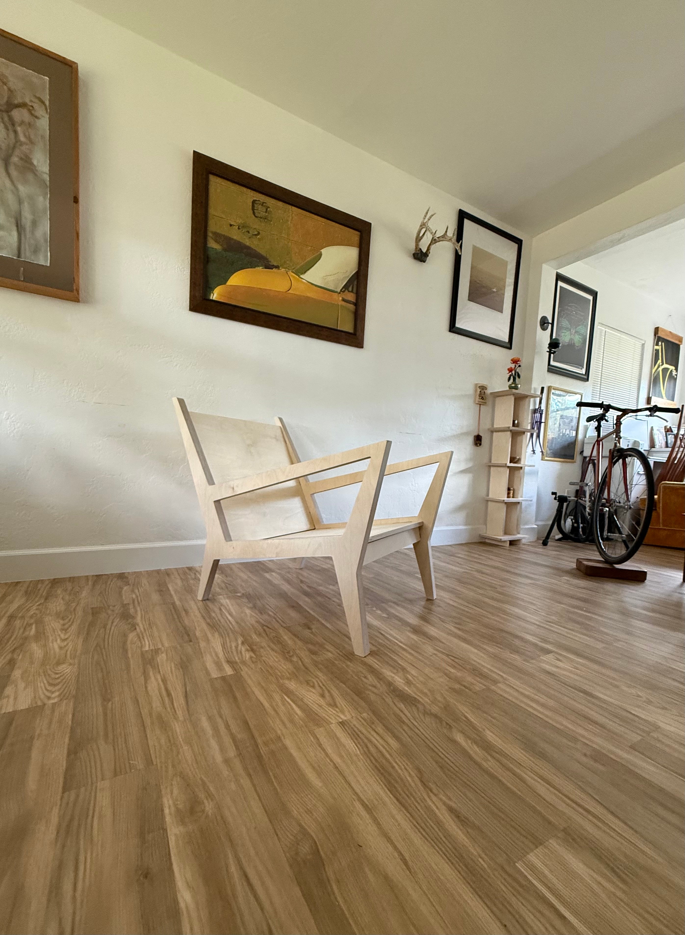 Unfinished Wulf Chair with out cushions