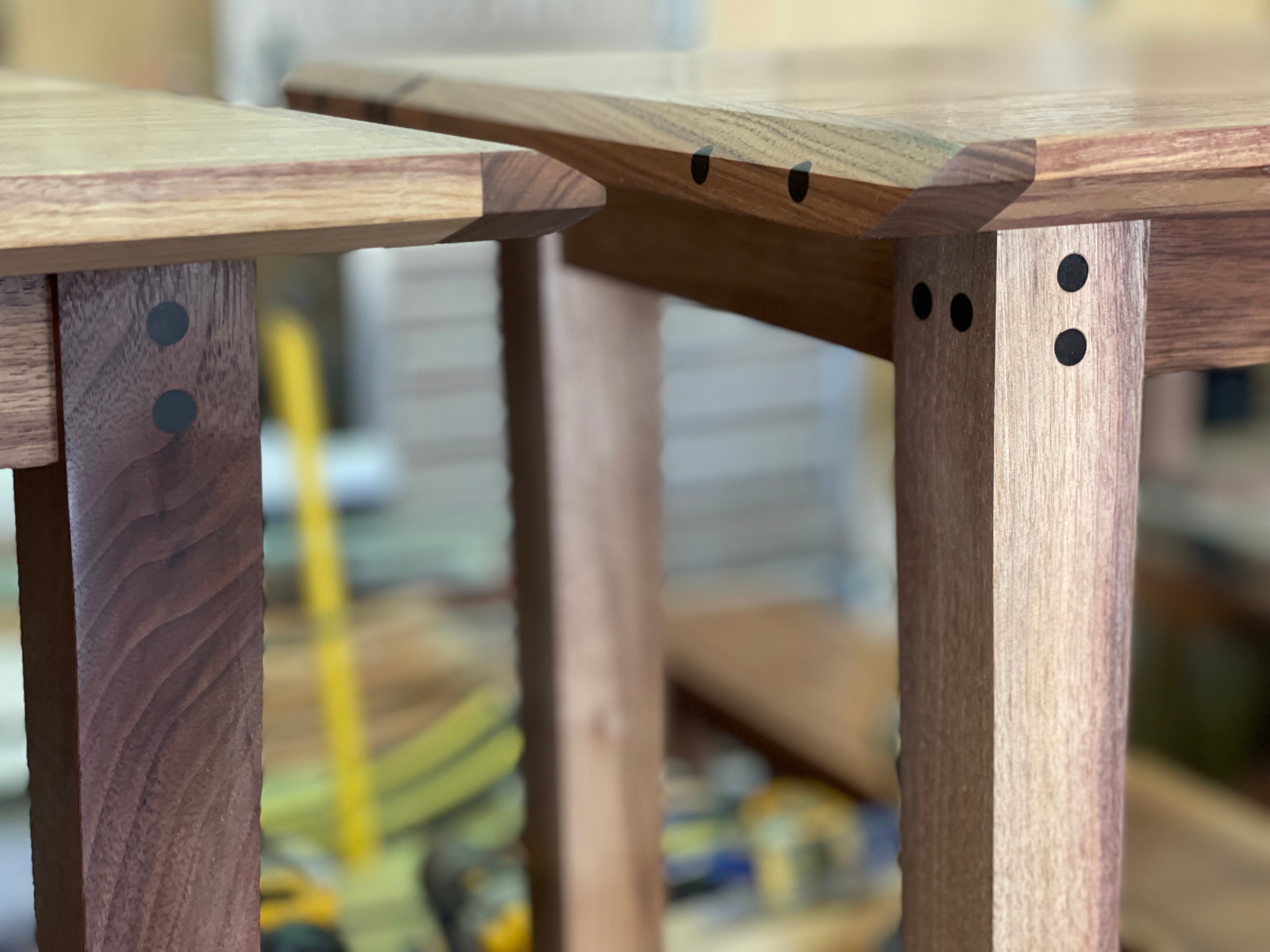 Walnut End Table 15"x15"x16"