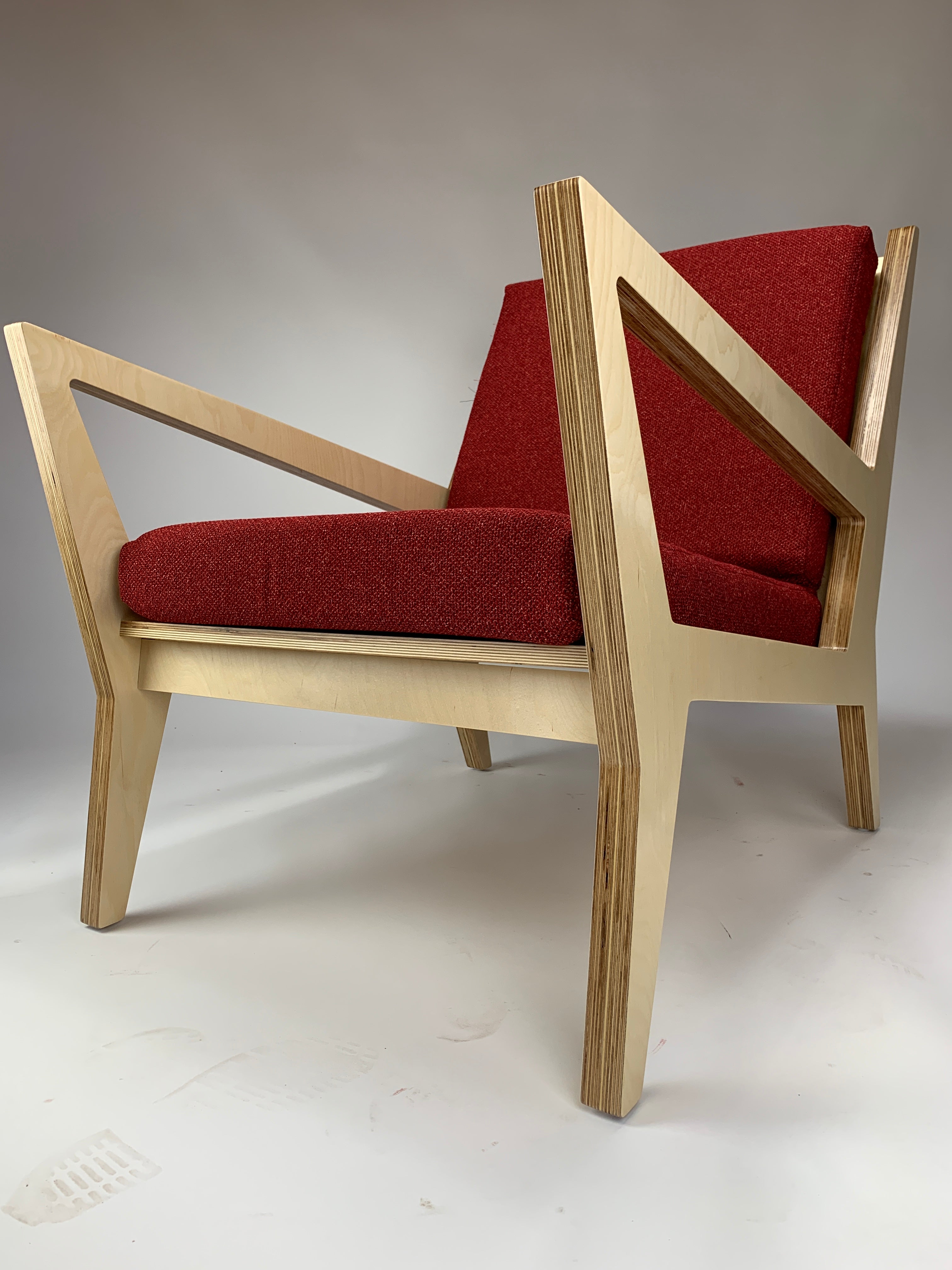 Finished Wulf Chair with cushions